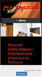 Mobile Screenshot of fatwood.pl